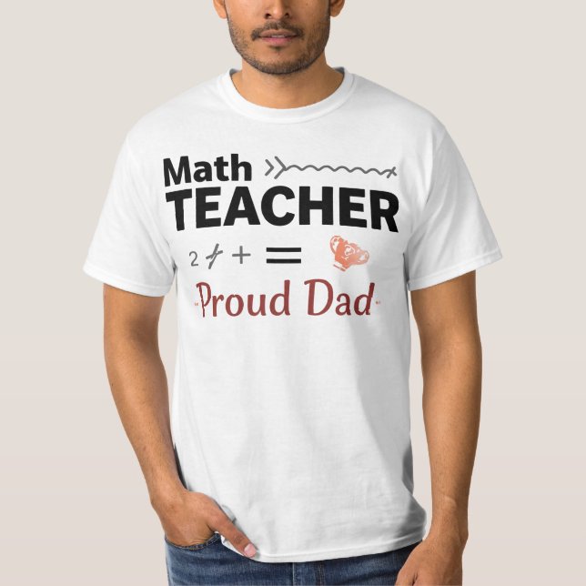 Stolzer Vater eines Mathematikprofessors T-Shirt (Vorderseite)