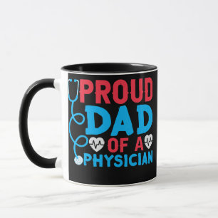 Stolzer Vater eines Medizinstudenten Md Arzt Vater Tasse