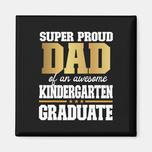 Stolzer Vater eines Phantastischen Kindergartenstu Magnet (Vorne)