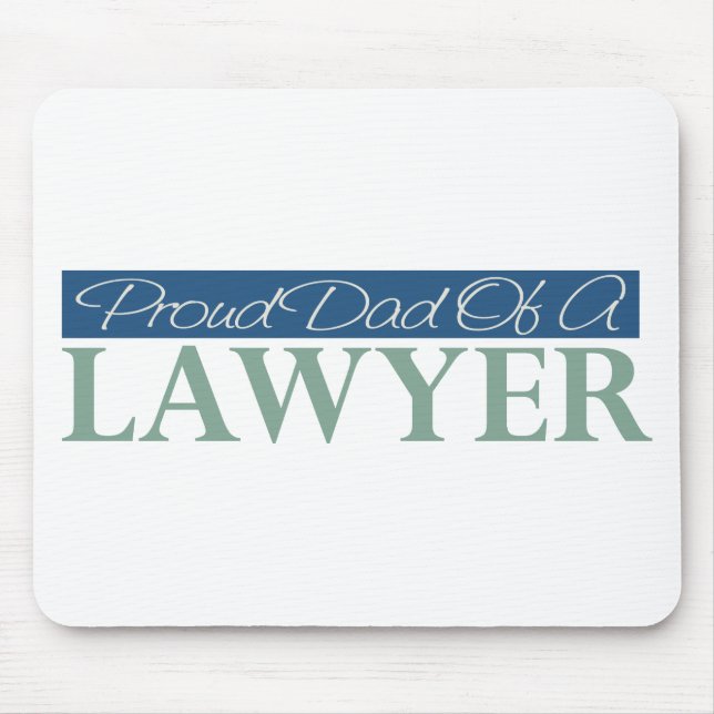 Stolzer Vater eines Rechtsanwalts Mousepad (Vorne)