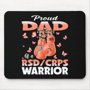Stolzer Vater eines Rsd-Crps-Krieger-Bewusstseinsb Mousepad