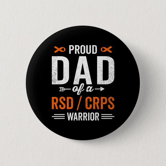 Stolzer Vater eines Rsd-Crps-Kriegers überlebt Bew Button (Vorderseite)