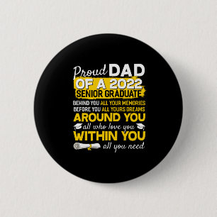 Stolzer Vater eines Senior Graduate Senior Senior  Button
