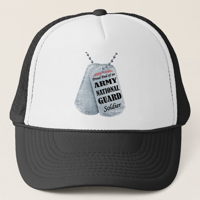 Stolzer Vater eines Soldaten der Armee Truckerkappe (Vorderseite)