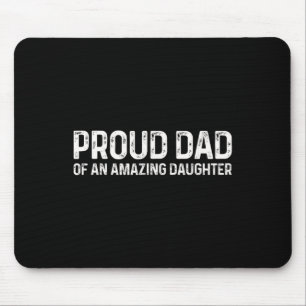 Stolzer Vater Phantastische Tochter Funny Vaters D Mousepad