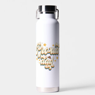 Stolzer Vater; Regenbogen; Unterstützung für LGBTQ Trinkflasche