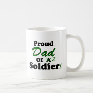 Stolzer Vater von 2 Soldaten Kaffeetasse