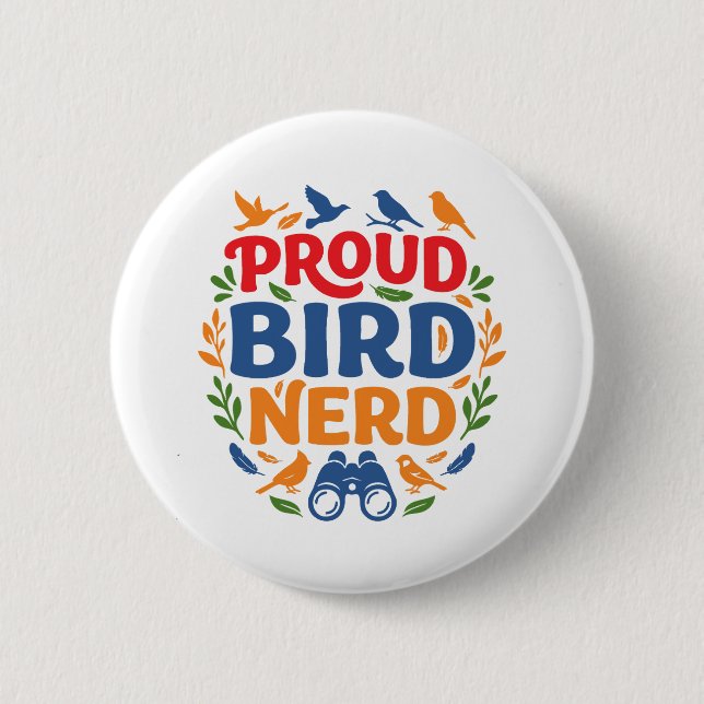 STOLZER VOGELNERD BUTTON (Vorderseite)