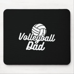Stolzer Volleyball-Vater Männer Vatertag Mousepad