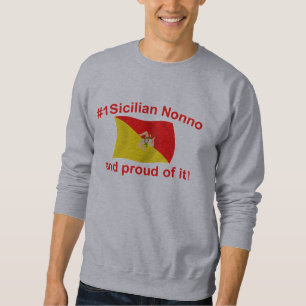 Stolzes #1 sizilianisches Nonno Sweatshirt