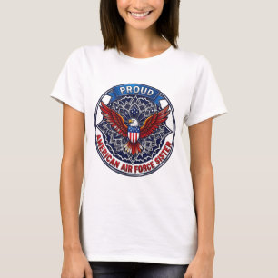 Stolzes Amerikanisches Luftwaffen-Schwester-T-Shir T-Shirt