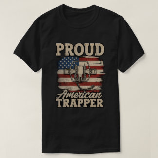 Stolzes Amerikanisches Trapper-T-Shirt T-Shirt