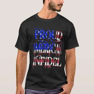 Stolzes amerikanisches ungläubiges T-Shirt