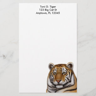 Stolzes bengalisches Tiger-Briefpapier Briefpapier
