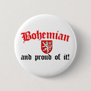 Stolzes Bohemisches Button