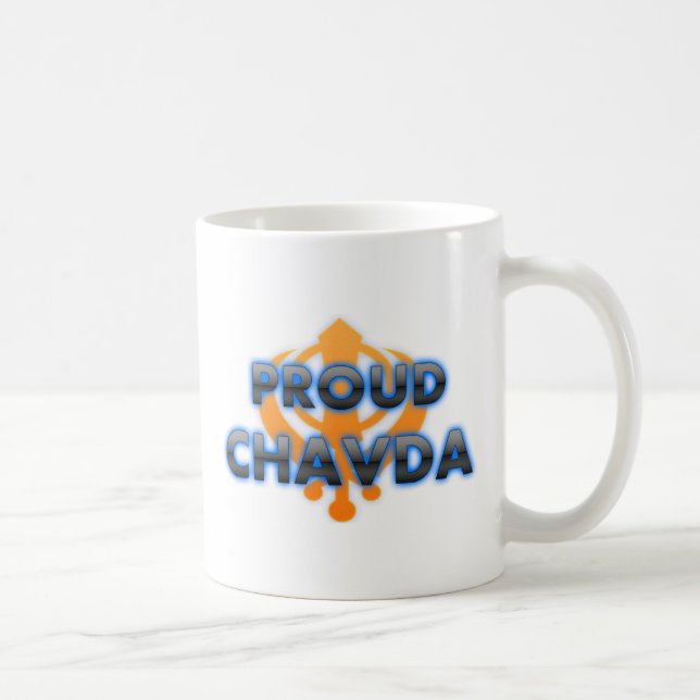 Stolzes Chavda, Chavda Stolz Kaffeetasse (Rechts)