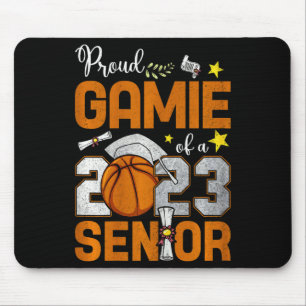 Stolzes Damen-Spiel eines 2023er Senior-Basketball Mousepad