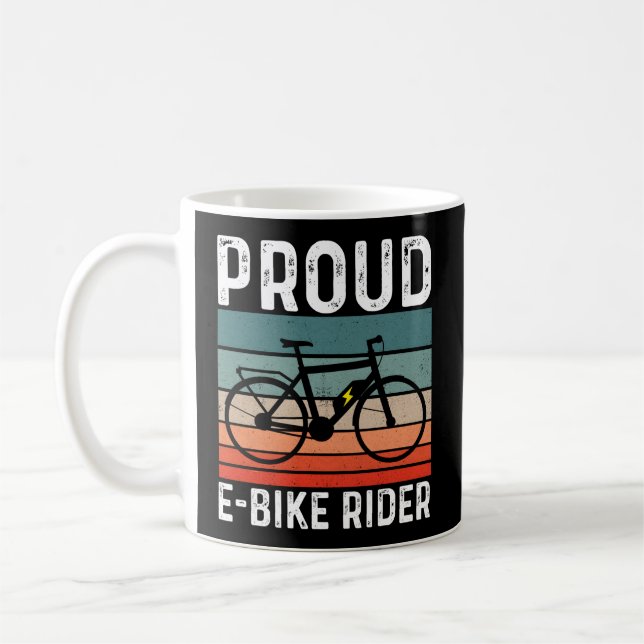 Stolzes E-Bike-Rad-Rad-Sportrad Kaffeetasse (Links)