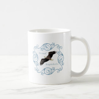 Stolzes Eagleholic Blau Kaffeetasse
