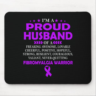 Stolzes Ehemann Fibromyalgie Krieger T Mousepad