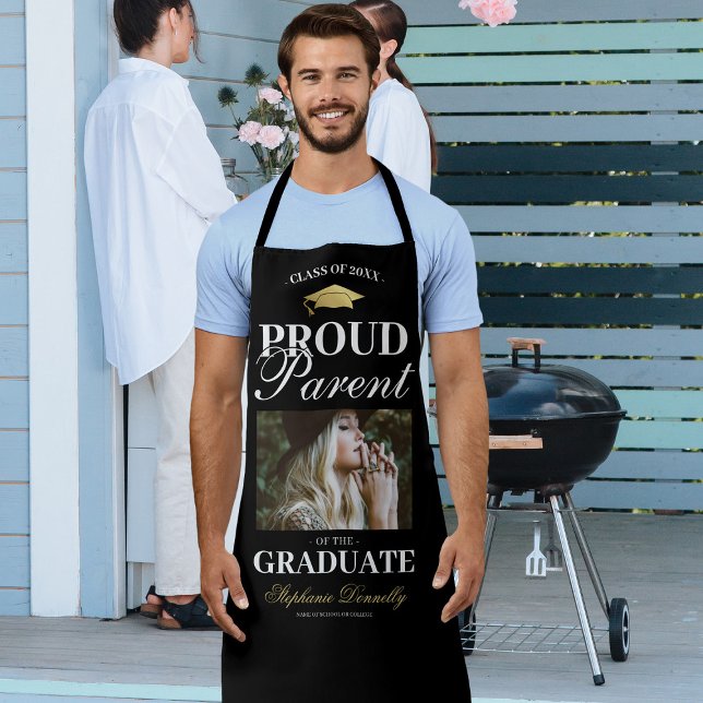 Stolzes Eltern der GRILLEN des Graduate Foto Schürze (Von Creator hochgeladen)
