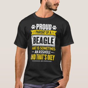 Stolzes Eltern eines Beagle Hundebesitzers Mama Va T-Shirt
