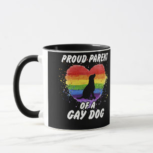 Stolzes Eltern eines schwulen Hundes-Lesben-Lesben Tasse