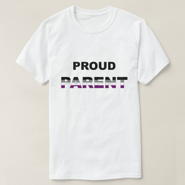Stolzes Elternteil-As LGBT T-Shirt (Design vorne)