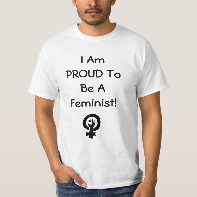 Stolzes feministisches Shirt (Vorderseite)