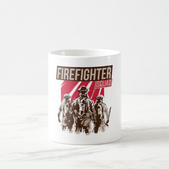 Stolzes Feuerwehrschiff Kaffeetasse (Mittel)