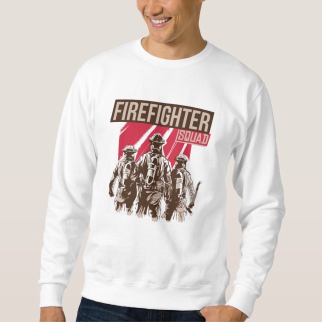 Stolzes Feuerwehrschiff Sweatshirt (Vorderseite)