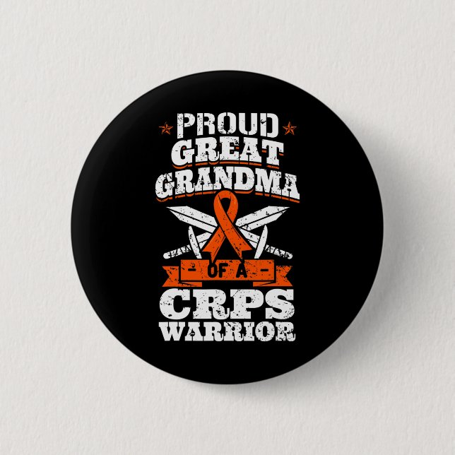 Stolzes großes Oma eines Kämpfer-Kriegers Rsd Awar Button (Vorderseite)