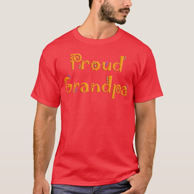 Stolzes Großvater-Dunkelheits-T-Shirt T-Shirt (Vorderseite)