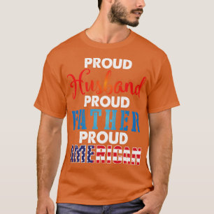 Stolzes Hus Stolz Vater stolz amerikanischer glück T-Shirt