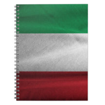 Stolzes italienisches Flag-Notebook