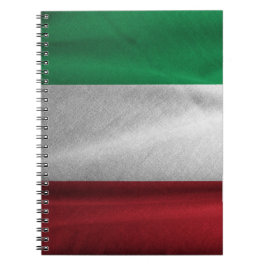 Stolzes italienisches Flag-Notebook Notizblock