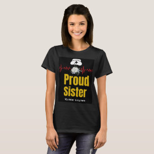 Stolzes Krankenschwester-Schwester-Passendes Famil T-Shirt