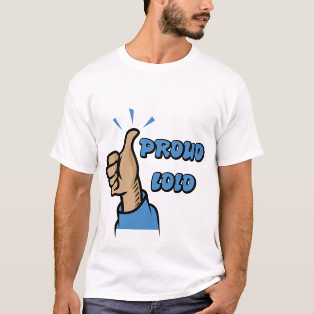 "Stolzes Lolo" der T - Shirt Männer (Vorderseite)