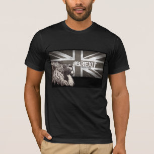 Stolzes Löwe #Brexit fertigen das Datum 24/06/2016 T-Shirt