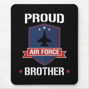Stolzes Luftwaffe-Militärbruder-Wappen-Emblem Mousepad