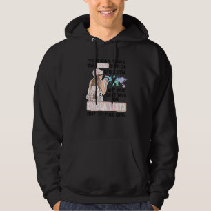 Stolzes Mädchen aus Chula Vista Cooles Mädchen au Hoodie