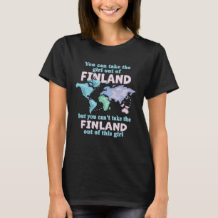 Stolzes Mädchen aus Finnland - Umsiedlung aus Finn T-Shirt