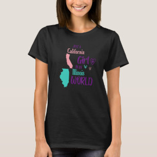 Stolzes Mädchen Design Nur ein kalifornisches Mädc T-Shirt