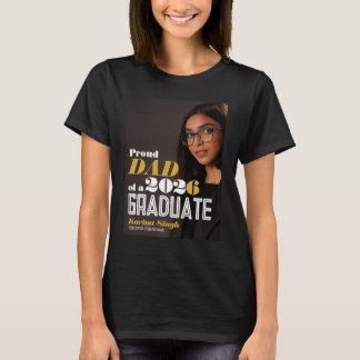 Stolzes Mama-Abschlussfoto-T-Shirt – Modern Chic T-Shirt