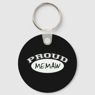 Stolzes Memaw (weiß) Schlüsselanhänger