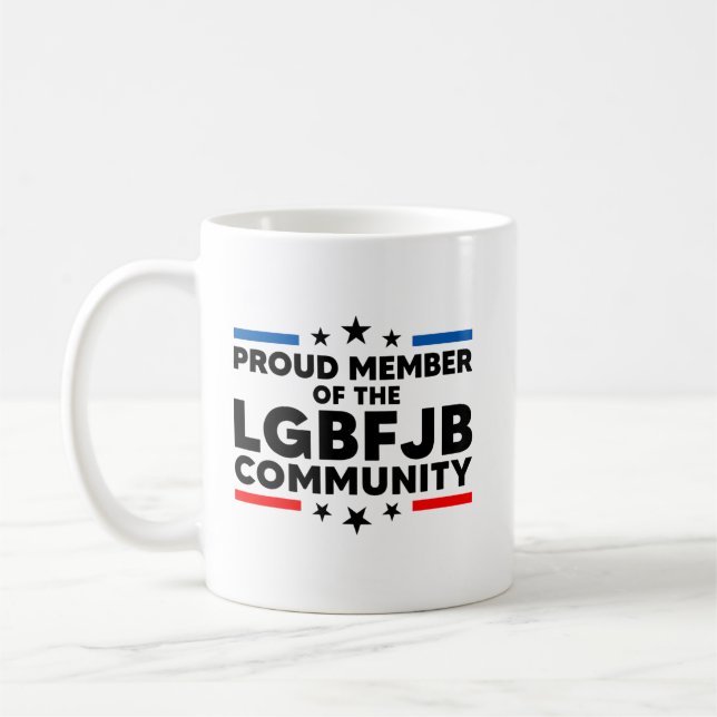 Stolzes Mitglied der LGBFJB-Gemeinschaft Kaffeetasse (Links)