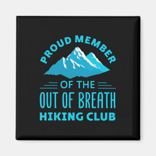 Stolzes Mitglied des Außer-Atem-Wanderclubs Magnet