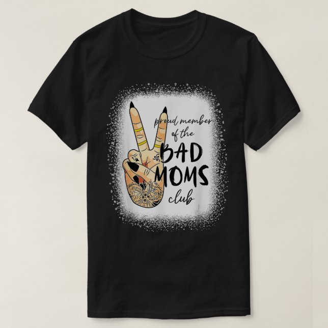 Stolzes Mitglied des Club Bad Mamas Tattoo Mama Ta T-Shirt (Design vorne)