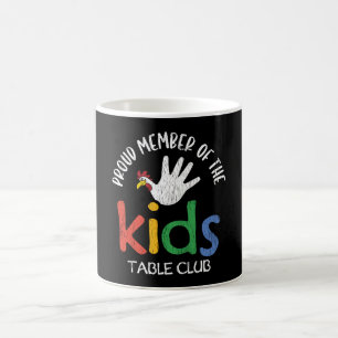 Stolzes Mitglied Des Kids Table Clubs Lustige Fami Kaffeetasse