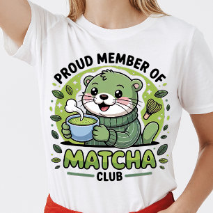 Stolzes Mitglied des Matcha Clubs - Niedliche Matc T-Shirt
